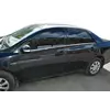 Зовнішня окантовка вікон (4 шт, нерж) Carmos - Турецька сталь для Toyota Corolla 2007-2013 років Зовнішня окантовка вікон (4 шт, нерж) Carmos - Турецька сталь для Toyota Corolla 2007-2013 років