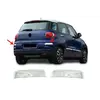 Накладка на кути бампера для 500L 2018-2024 (2 шт, нерж.) для Fiat 500/500L Накладка на кути бампера для 500L 2018-2024 (2 шт, нерж.) для Fiat 500/500L