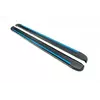 Бокові пороги Maya Blue (2 шт., алюміній) для Subaru Outback 2009-2014 рр Бокові пороги Maya Blue (2 шт., алюміній) для Subaru Outback 2009-2014 рр