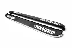Бокові пороги Tayga V2 (2 шт., алюміній) для Volkswagen Tiguan 2007-2016 рр Бокові пороги Tayga V2 (2 шт., алюміній) для Volkswagen Tiguan 2007-2016 рр