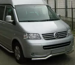 Нижня губа хвиля (нерж) для Volkswagen T5 Multivan 2003-2010 рр Нижня губа хвиля (нерж) для Volkswagen T5 Multivan 2003-2010 рр