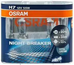Лампа головного світла Osram H7 55W Night Breaker Plus 64210NBP для Універсальні товари Лампа головного світла Osram H7 55W Night Breaker Plus 64210NBP для Універсальні товари