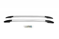 Рейлінги OmsaLine Solid (2 шт, сірі) для Toyota Hilux 2006-2015 рр Рейлінги OmsaLine Solid (2 шт, сірі) для Toyota Hilux 2006-2015 рр