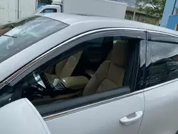 Вітровики з хром смужкою (4 шт, HIC) для Porsche Cayenne 2010-2017 рр Вітровики з хром смужкою (4 шт, HIC) для Porsche Cayenne 2010-2017 рр