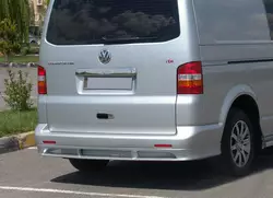 Накладка на задній бампер ABT (під фарбування) для Volkswagen T5 Multivan 2003-2010 рр Накладка на задній бампер ABT (під фарбування) для Volkswagen T5 Multivan 2003-2010 рр