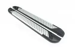 Бокові пороги Allmond Grey (2 шт., алюміній) для Ford Ecosport Бокові пороги Allmond Grey (2 шт., алюміній) для Ford Ecosport