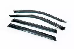 Вітровики з хром молдингом SW (4 шт, HIC) для Subaru Legacy 2009-2014 рр Вітровики з хром молдингом SW (4 шт, HIC) для Subaru Legacy 2009-2014 рр