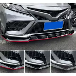 Передня лип накладка (3 шт) для Toyota Camry 2018-2023 рр Передня лип накладка (3 шт) для Toyota Camry 2018-2023 рр