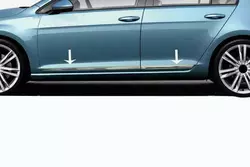 Молдинги дверей (4 шт, нерж) для Volkswagen Tiguan 2007-2016 рр Молдинги дверей (4 шт, нерж) для Volkswagen Tiguan 2007-2016 рр