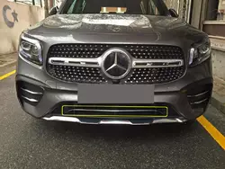Хром смужка на передній бампер (нерж) для Mercedes GLB X247 2019-2024 рр Хром смужка на передній бампер (нерж) для Mercedes GLB X247 2019-2024 рр