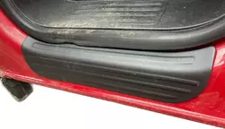 Накладки на пороги EuroCap (2 шт, ABS) для Volkswagen T5 Multivan 2003-2010 рр Накладки на пороги EuroCap (2 шт, ABS) для Volkswagen T5 Multivan 2003-2010 рр