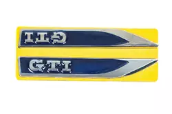 Бокові накладки GTI-сині-хром (145мм на 22м) для Універсальні товари Бокові накладки GTI-сині-хром (145мм на 22м) для Універсальні товари