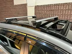 Перемички на вбудовані рейлінги під ключ Wizard V2 (2 шт) 115см, сірі для Hyundai Tucson TL 2016-2021рр Перемички на вбудовані рейлінги під ключ Wizard V2 (2 шт) 115см, сірі для Hyundai Tucson TL 2016-2021рр