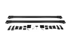 Поперечени на рейлінги під ключ WingBar V1 (2 шт) Чорний для Citroen Berlingo 2008-2018 рр Поперечени на рейлінги під ключ WingBar V1 (2 шт) Чорний для Citroen Berlingo 2008-2018 рр