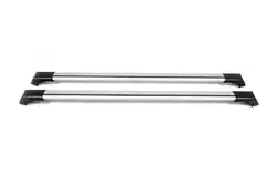 Перемички на рейлінги без ключа (2 шт) Сірий для Iveco Daily 2006-2014 рр Перемички на рейлінги без ключа (2 шт) Сірий для Iveco Daily 2006-2014 рр