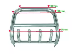 Кенгурятник QT006 (нерж.) для Toyota Hilux 2006-2015 рр Кенгурятник QT006 (нерж.) для Toyota Hilux 2006-2015 рр