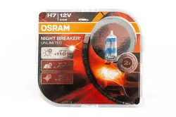 Лампа головного світла Osram H7 55W Night Breaker Unlimited 64210NBU для Універсальні товари Лампа головного світла Osram H7 55W Night Breaker Unlimited 64210NBU для Універсальні товари