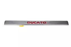 Планка над номером LED (нерж.) Червона підсвітка для Fiat Ducato 2006-2024 та рр Планка над номером LED (нерж.) Червона підсвітка для Fiat Ducato 2006-2024 та рр