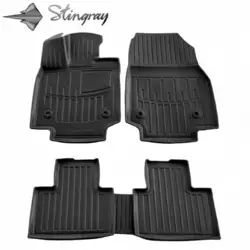 Килимки Stingray 3D (5 шт, поліуретан) для Lexus RX 2022-2024 рр Килимки Stingray 3D (5 шт, поліуретан) для Lexus RX 2022-2024 рр