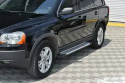 Бокові пороги Allmond Grey (2 шт., алюміній) для Volvo XC90 2002-2014 рр Бокові пороги Allmond Grey (2 шт., алюміній) для Volvo XC90 2002-2014 рр