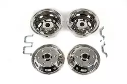 Ковпаки з нержавійки ОЕМ (2-катковий, 4 шт) для Iveco Daily 2014-2024 рр Ковпаки з нержавійки ОЕМ (2-катковий, 4 шт) для Iveco Daily 2014-2024 рр