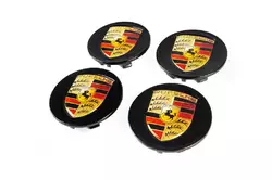 Заглушки у диски 76/71мм чорні (4 шт) для Тюнінг Porsche Заглушки у диски 76/71мм чорні (4 шт) для Тюнінг Porsche