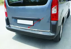 Кромка багажника (нерж.) для Citroen Berlingo 2008-2018 рр Кромка багажника (нерж.) для Citroen Berlingo 2008-2018 рр