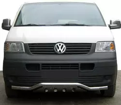 Нижня губа хвиля-гриль ST007-1 (нерж) для Volkswagen T5 Multivan 2003-2010 рр Нижня губа хвиля-гриль ST007-1 (нерж) для Volkswagen T5 Multivan 2003-2010 рр