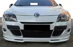 Передня накладка (під фарбування) для Renault Megane III 2009-2016 рр Передня накладка (під фарбування) для Renault Megane III 2009-2016 рр