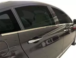 Нижня окантовка вікон (6 шт, нерж.) OmsaLine - Італійська нержавійка для Citroen C-5 2008-2017 років Нижня окантовка вікон (6 шт, нерж.) OmsaLine - Італійська нержавійка для Citroen C-5 2008-2017 років