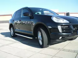 Бокові пороги BlackLine (2 шт., алюміній) для Porsche Cayenne 2003-2010 рр Бокові пороги BlackLine (2 шт., алюміній) для Porsche Cayenne 2003-2010 рр