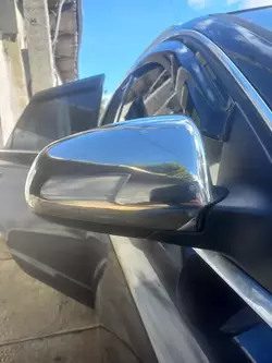 Накладки на дзеркала 2004-2008 (2 шт., нерж) для Ауди A6 C6 рр Накладки на дзеркала 2004-2008 (2 шт., нерж) для Ауди A6 C6 рр