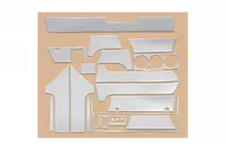 Накладки на панель Алюміній для BMW 5 серія E-34 1988-1995 рр Накладки на панель Алюміній для BMW 5 серія E-34 1988-1995 рр