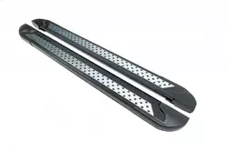 Бокові пороги New Vision Black (2 шт., алюміній) для Subaru XV 2011-2017 рр Бокові пороги New Vision Black (2 шт., алюміній) для Subaru XV 2011-2017 рр