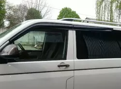 Вітровики (4 шт., Sunplex Sport) для Volkswagen T5 Multivan 2003-2010 рр Вітровики (4 шт., Sunplex Sport) для Volkswagen T5 Multivan 2003-2010 рр