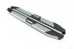 Бокові пороги Mevsim Grey (2 шт., Алюміній) для Subaru Outback 2009-2014 рр Бокові пороги Mevsim Grey (2 шт., Алюміній) для Subaru Outback 2009-2014 рр