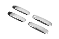 Накладки на ручки (4 шт, нерж) для Ауди A6 C6 2004-2011 рр Накладки на ручки (4 шт, нерж) для Ауди A6 C6 2004-2011 рр