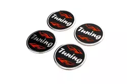 Наклейки на ковпачки Tuning V1 60мм (4шт) для Універсальні товари Наклейки на ковпачки Tuning V1 60мм (4шт) для Універсальні товари