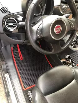 Килимки EVA 500 (чорні) для Fiat 500/500L Килимки EVA 500 (чорні) для Fiat 500/500L