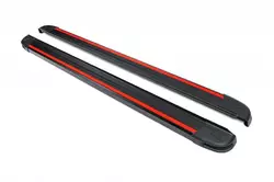 Бокові пороги Maya Red (2 шт., алюміній) для Subaru XV 2011-2017 рр Бокові пороги Maya Red (2 шт., алюміній) для Subaru XV 2011-2017 рр
