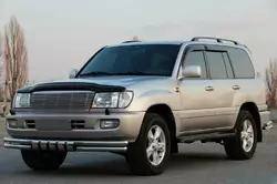Передня дуга ST015 (нерж.) для Toyota Land Cruiser 100 Передня дуга ST015 (нерж.) для Toyota Land Cruiser 100