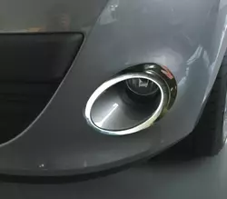 Окантовка протитуманок 2008-2011 (2 шт, нерж) для Renault Megane III рр Окантовка протитуманок 2008-2011 (2 шт, нерж) для Renault Megane III рр