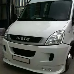 Накладка на передній бампер (під фарбування) для Iveco Daily 2006-2014 рр Накладка на передній бампер (під фарбування) для Iveco Daily 2006-2014 рр