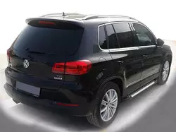 Бокові пороги Allmond Grey (2 шт., алюм) для Volkswagen Tiguan 2007-2016 рр Бокові пороги Allmond Grey (2 шт., алюм) для Volkswagen Tiguan 2007-2016 рр