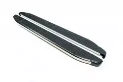 Бокові пороги BlackLine (2 шт., Алюміній) для Subaru Outback 2014-2019 рр Бокові пороги BlackLine (2 шт., Алюміній) для Subaru Outback 2014-2019 рр