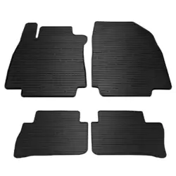 Гумові килимки (4 шт, Stingray Premium) для Nissan Tiida 2004-2011 рр Гумові килимки (4 шт, Stingray Premium) для Nissan Tiida 2004-2011 рр