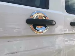 Накладки під ручки (нерж) OmsaLine - Італійська нержавійка, 3 шт для Volkswagen T5 Multivan 2003-2010 рр Накладки під ручки (нерж) OmsaLine - Італійська нержавійка, 3 шт для Volkswagen T5 Multivan 2003-2010 рр