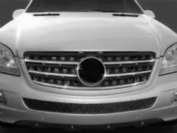 Накладка на решітку (5 шт., нерж.) Carmos - Турецька сталь для Mercedes ML W164 Накладка на решітку (5 шт., нерж.) Carmos - Турецька сталь для Mercedes ML W164