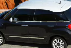 Молдинг скла (6 шт, нерж.) Carmos - Турецька сталь для Fiat 500/500L Молдинг скла (6 шт, нерж.) Carmos - Турецька сталь для Fiat 500/500L