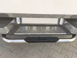 Задній захист Omsa (нерж) 76 мм для Fiat Fullback 2016-2024 рр Задній захист Omsa (нерж) 76 мм для Fiat Fullback 2016-2024 рр